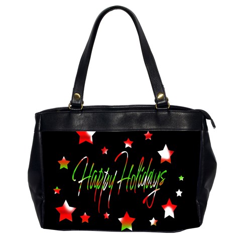 Happy Holidays 2  Office Handbags (2 Sides)  from ArtsNow.com Front