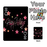 Happy Holidays 3 Playing Cards 54 Designs 