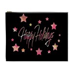 Happy Holidays 3 Cosmetic Bag (XL)