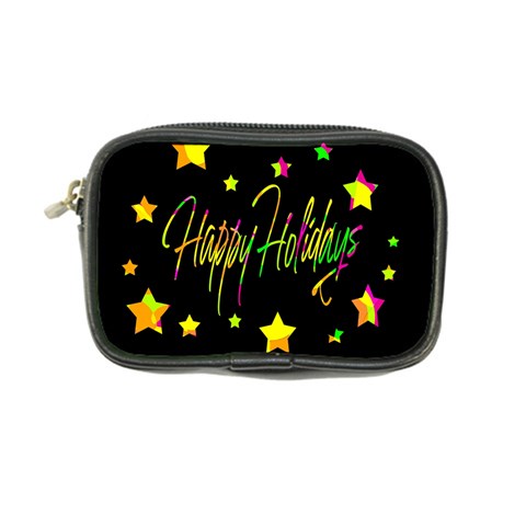 Happy Holidays 4 Coin Purse from ArtsNow.com Front