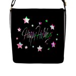 Happy Holidays 5 Flap Messenger Bag (L) 