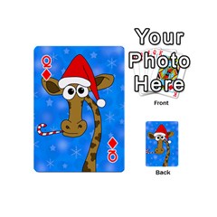 Queen Xmas giraffe Front - DiamondQ