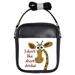 Giraffe joke Girls Sling Bags