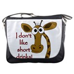 Giraffe joke Messenger Bags