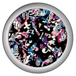 Creative chaos Wall Clocks (Silver) 