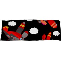 Playful airplanes  Body Pillow Case Dakimakura (Two Sides) from ArtsNow.com Back