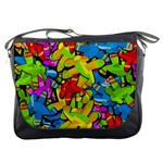 Colorful airplanes Messenger Bags