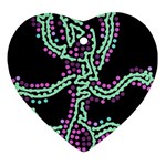 Playful dots Heart Ornament (2 Sides)