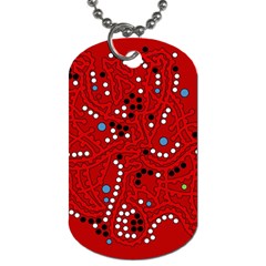 Red fantasy Dog Tag (Two Sides) from ArtsNow.com Back