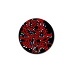 Red fantasy 2 Golf Ball Marker (4 pack)