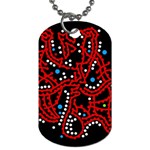 Red fantasy 2 Dog Tag (Two Sides)