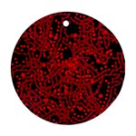 Red emotion Round Ornament (Two Sides) 