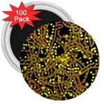 Yellow emotions 3  Magnets (100 pack)