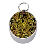 Yellow emotions Mini Silver Compasses