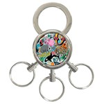 Alphabet Patterns 3-Ring Key Chains