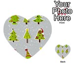 Christmas Elements Stickers Multi-purpose Cards (Heart) 