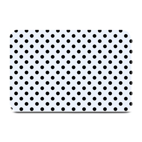 Polka Dots 18 x12  Plate Mat