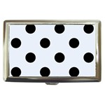 Polka Dots - Black on Pastel Blue Cigarette Money Case