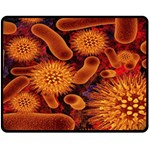 Chemical Biology Bacteria Bacterium Fleece Blanket (Medium) 