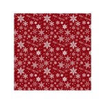 Christmas Day Small Satin Scarf (Square)