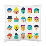 Face People Man Girl Male Female Young Old Kit Standard Cushion Case (One Side)
