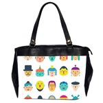 Face People Man Girl Male Female Young Old Kit Office Handbags (2 Sides) 