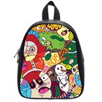 Face Mask Cartoons Stash Holiday School Bags (Small) 