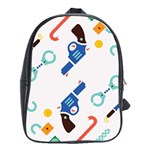 Guns Illustrations School Bags (XL) 