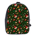 Hat Merry Christmast School Bags (XL) 