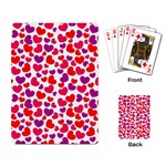 Love Pattern Wallpaper Playing Card