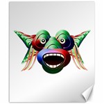 Futuristic Funny Monster Character Face Canvas 20  x 24  