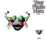 Futuristic Funny Monster Character Face Playing Cards 54 (Heart) 