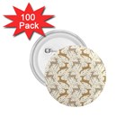 Paper Gift Deer 1.75  Buttons (100 pack) 