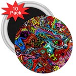 Moster Mask 3  Magnets (10 pack) 