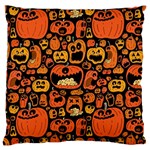 Pumpkin Helloween Large Cushion Case (One Side)