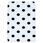 Polka Dots - Black on Pastel Blue Removable Flap Cover (S)