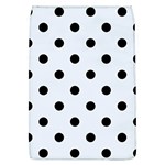 Polka Dots - Black on Pastel Blue Removable Flap Cover (L)