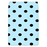 Polka Dots - Black on Light Blue Removable Flap Cover (S)