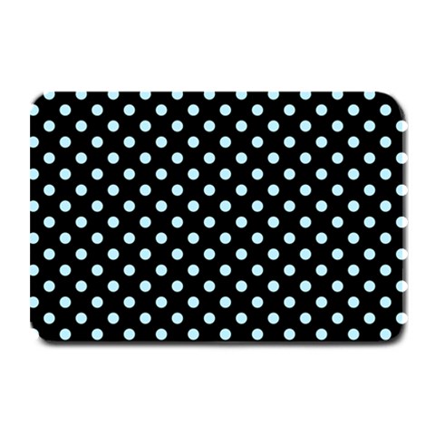 Polka Dots 18 x12  Plate Mat