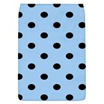 Polka Dots - Black on Baby Blue Removable Flap Cover (S)