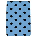 Polka Dots - Black on Iceberg Blue Removable Flap Cover (S)