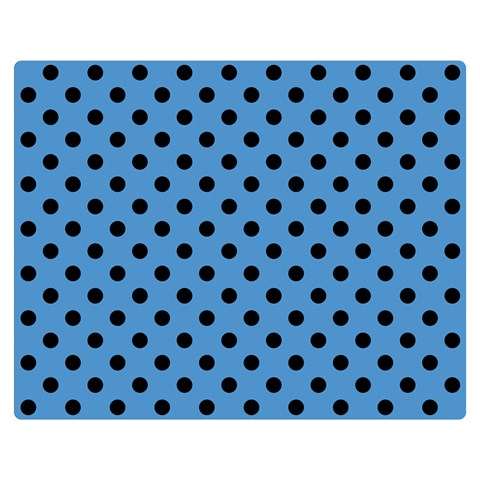 Polka Dots 60 x50  Blanket Front