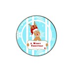 Santa Claus Reindeer Christmas Hat Clip Ball Marker (10 pack)
