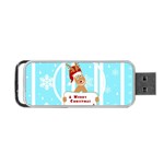 Santa Claus Reindeer Christmas Portable USB Flash (Two Sides)