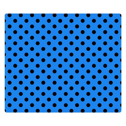 Polka Dots 50 x40  Blanket Back