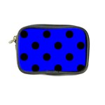 Polka Dots - Black on Blue Coin Purse