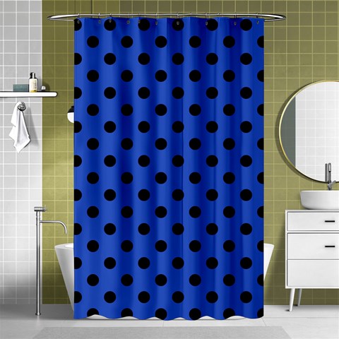 Polka Dots Curtain(48  X 72 ) - 42.18 x64.8  Curtain(48  X 72 )