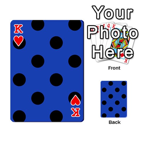 King Polka Dots Front - HeartK