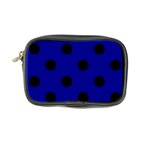 Polka Dots - Black on Dark Blue Coin Purse