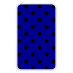 Polka Dots - Black on Dark Blue Memory Card Reader (Rectangular)